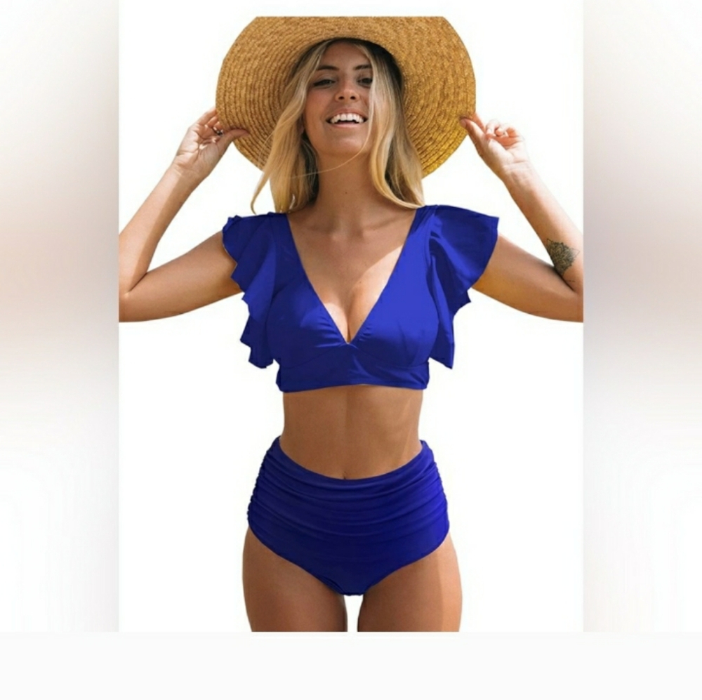 NWOT Sporlike Med 2 piece bathing suit